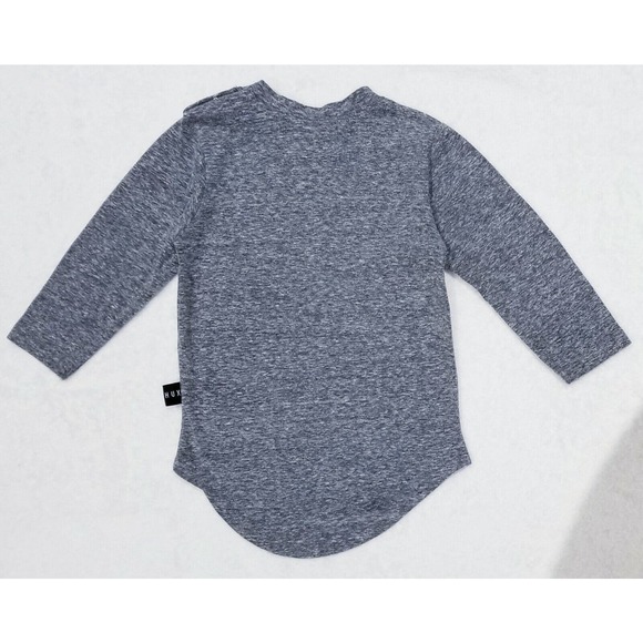 BABY GIRL'S HUXBABY CUTE BUNNY RABBIT DROP BACK HI-LOW TEE TUNIC DRESS "1" 12M - Picture 6 of 8